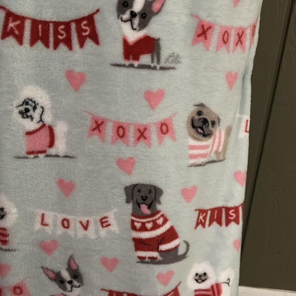 ♥️🐶🩷 🆕 Plush throw - Picture 2 of 3